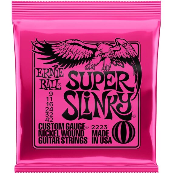 سیم گیتار الکتریک ERNIEBALL SUPER SLINKY NICKEL WOUND 9-42